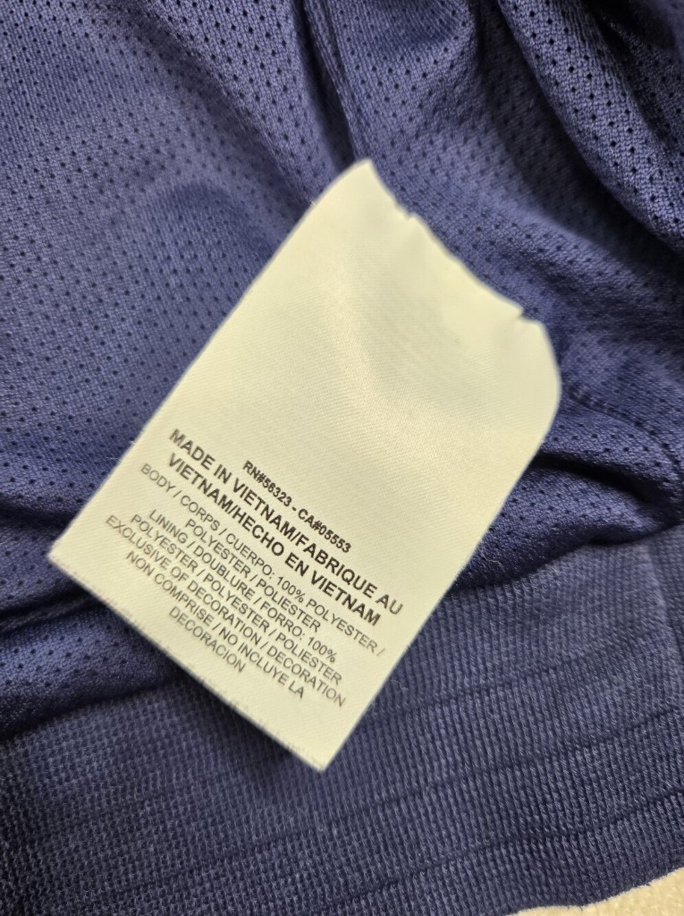 Nike Tottenham Hotspur Windbreaker Mens XL Navy - Picture 4 of 8